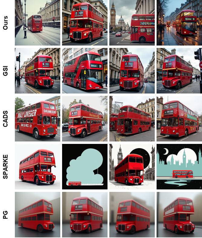 A red London double-decker bus